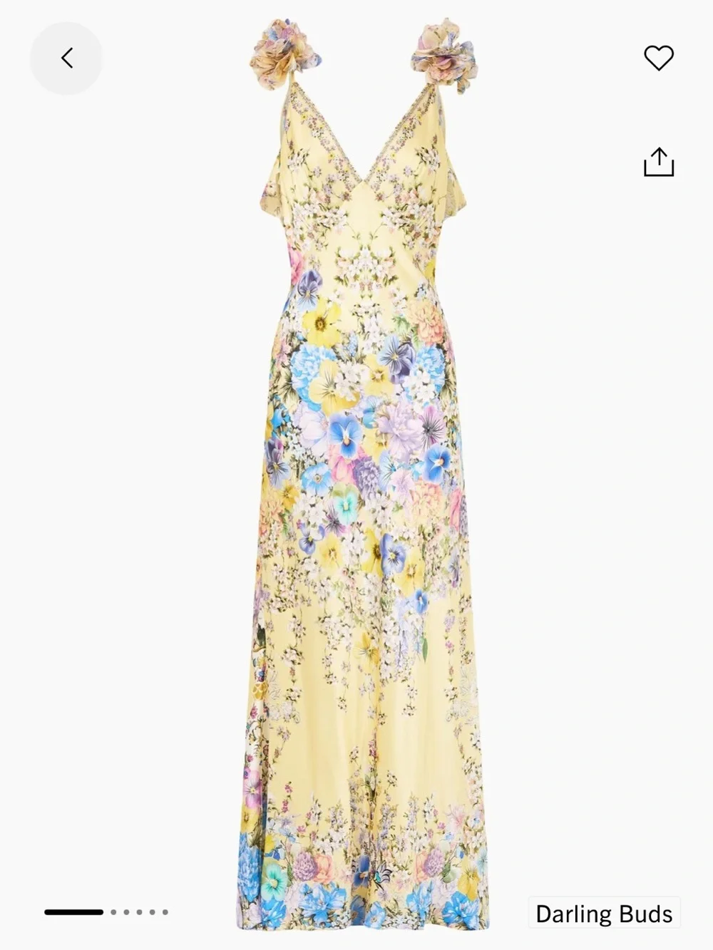 Camilla Floral Silk Slip Maxi